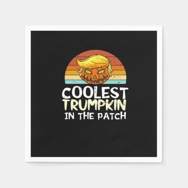 Coolest Trumpkin Patch Pappersservett (Framsidan)
