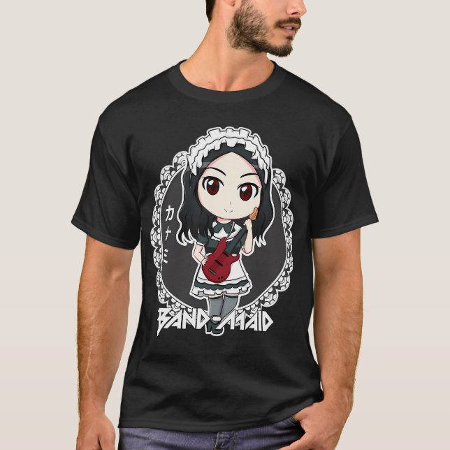 CoolGift Best Of Maid Band Vacker Modell Söt Gi T Shirt (Framsida)