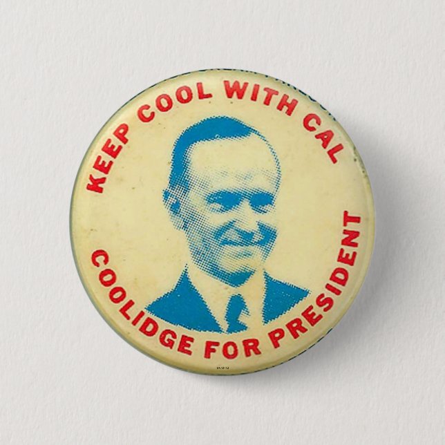 Coolidge for President - Button Knapp (Framsida)