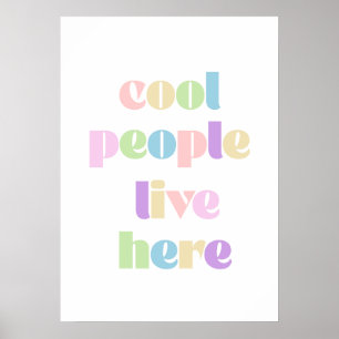 Coolor bor här poster