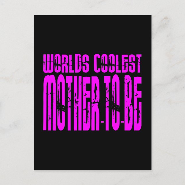 Coolor: Rosa World Coolest Mor to BE Vykort (Framsida)