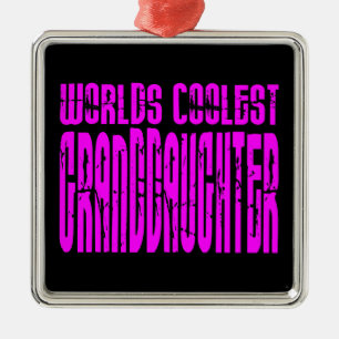 Coolor: Rosa Worlds kallaste mordotter Julgransprydnad Metall