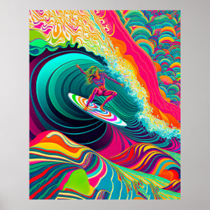 Coolsurf Surfa Girl - Surfgirl - Surfläger Poster