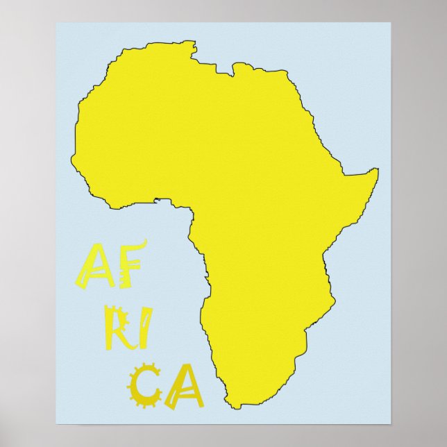 Coolt afrikaposter poster (Framsidan)