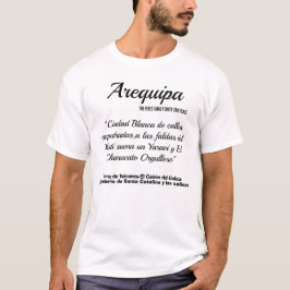 Coolt familjelag namn Arequipa Perú sport logotyp T Shirt