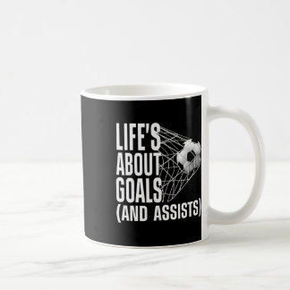 Coolt fotboll för män och kvinnor fotbollsentusias kaffemugg