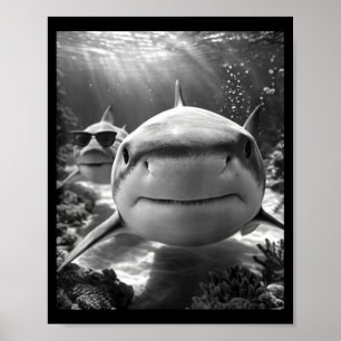 Coolt hajdjur selfie  poster