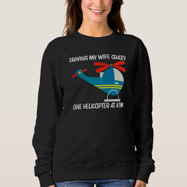 Coolt Helikopter För Män Pappa Flygplan Flygning P T Shirt (Framsida)