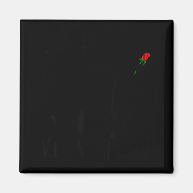 Coolt jag älskar dig mycket Alla hjärtans dag svar Magnet (Framsidan)