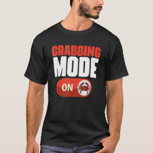 Coolt krabbfiskeläge Fångande krabbor Krabbfiskare T Shirt