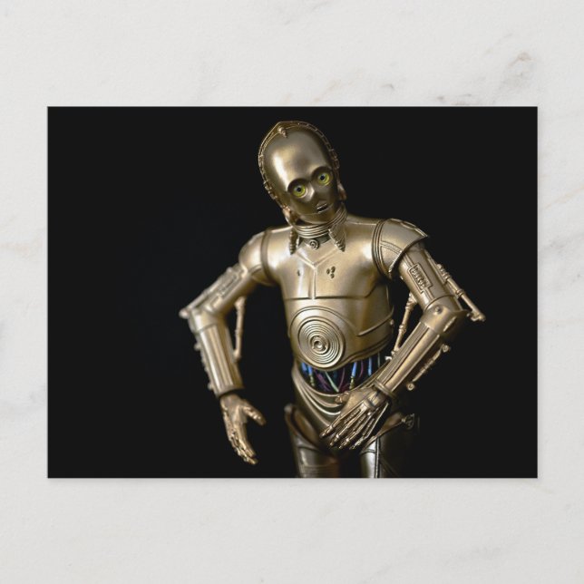 coolt leksaksrobotfoto helg vykort (Framsida)