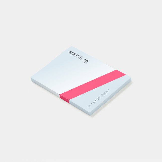 Coolt och snett, helt enkelt unikt post-it block (Vinklad)