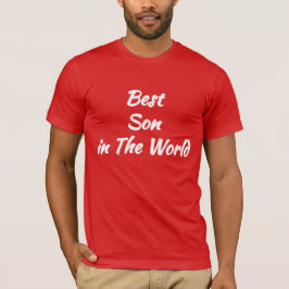 Coolt presentidé - Världens bästa son T Shirt