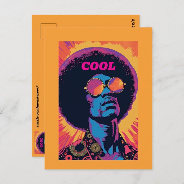 Coolt/Retro vykort (Fram/baksida)