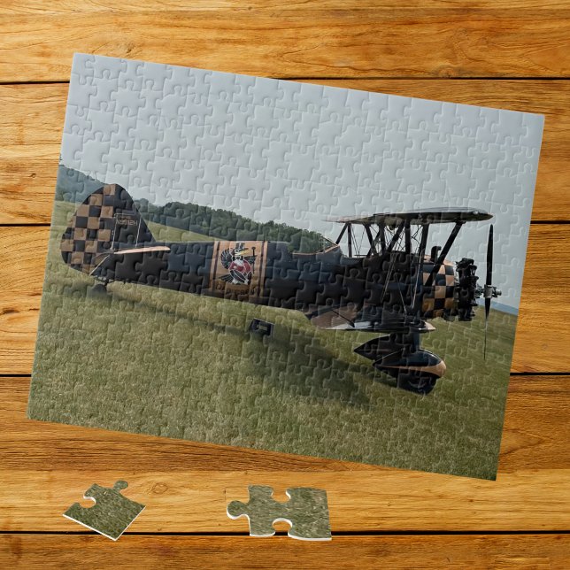 Coolt roligt flygplansfoto, pilotfamilj, flyg  pussel (Skapare uppladdad)