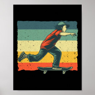 Coolt Skateboard För Män Kvinnor Pojkar Skateboard Poster