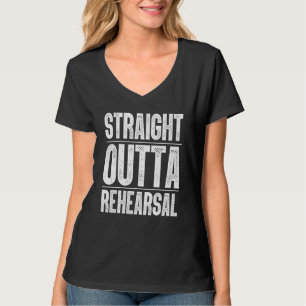 Coolt teater för män kvinnor skådespelare Broadway T Shirt