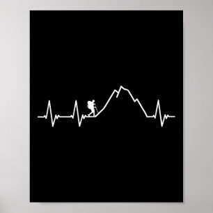 Coolt vandringsdesign för män kvinnor vandringsäls poster
