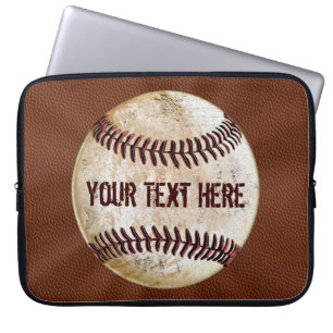 Coolt Vintage Baseboll Datorfodral med DIN TEXT