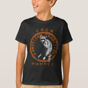 Coon Hunter American Patriotic Raccoon Hunting Tra T Shirt