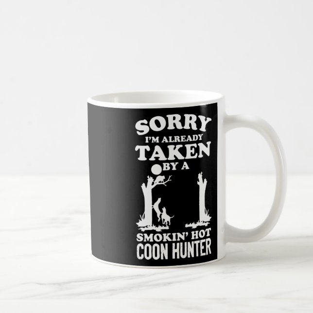 Coon Hunting Coonhounds Coon Hunters Kaffemugg (Höger)
