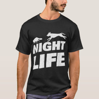 Coon Hunting Night Life Raccon Hunting Gear Funny T Shirt