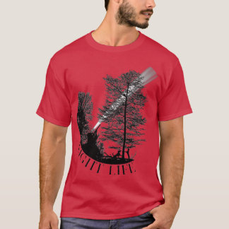 Coon Hunting Night Life Treed Life Raccoon Hunte T Shirt