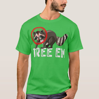 Coon Hunting Träd Em Funny Vintage Raccoon Hunting T Shirt