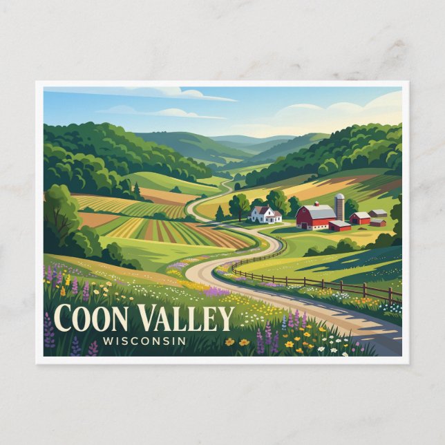 Coon Valley Vykort (Framsida)