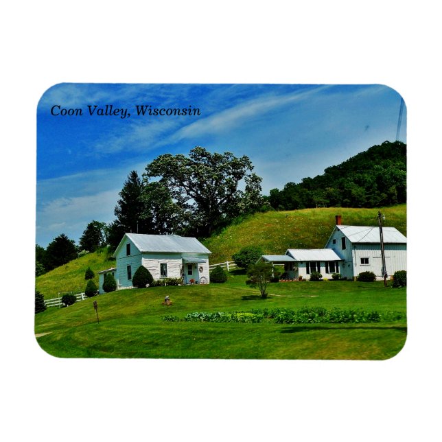 Coon Valley, Wisconsin Magnet (Horisontell)