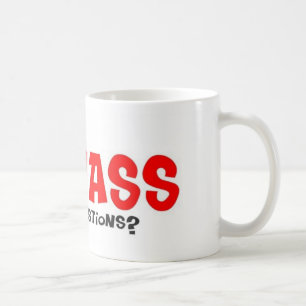 CoonAss - något ifrågasätter? Kaffemugg