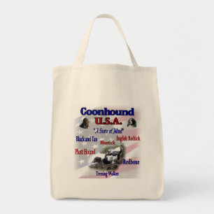Coonhound Älskare Gifts Tote Tygkasse