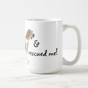 Coonhound för räddingTreeing fotgängare Kaffemugg