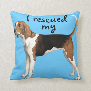 Coonhound för räddingTreeing fotgängare Kudde