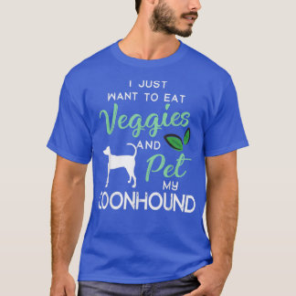 Coonhound Funny Vegan Hund älskare Owner Julafton  T Shirt