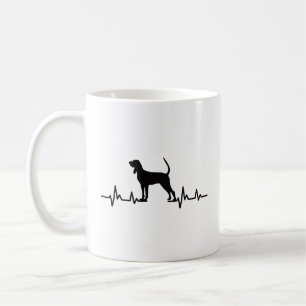 Coonhound Heartslag Coffee Mugg