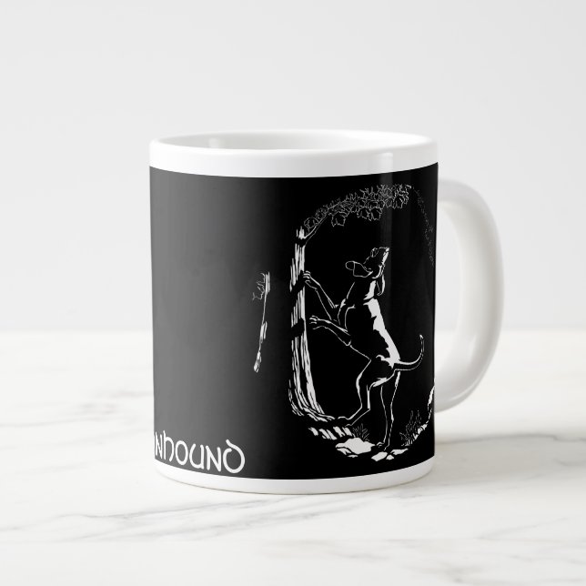 Coonhound Hund Coffee Mugg Personlig Hund Kopp Jumbo Mugg (Framsida höger)