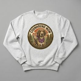 Coonhound Mamma Crewneck Hound Hund Mamma Present T Shirt