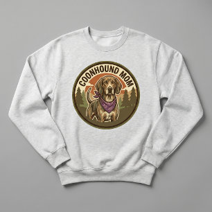 Coonhound Mamma Crewneck Hound Hund Mamma Present T Shirt