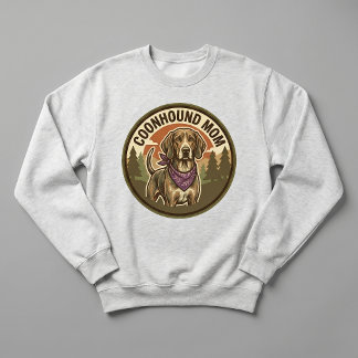 Coonhound Mamma Crewneck Hound Hund Mamma Present  T Shirt