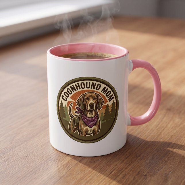 Coonhound Mamma Kaffemugg | Hound Dog Mamma Presen (Skapare uppladdad)