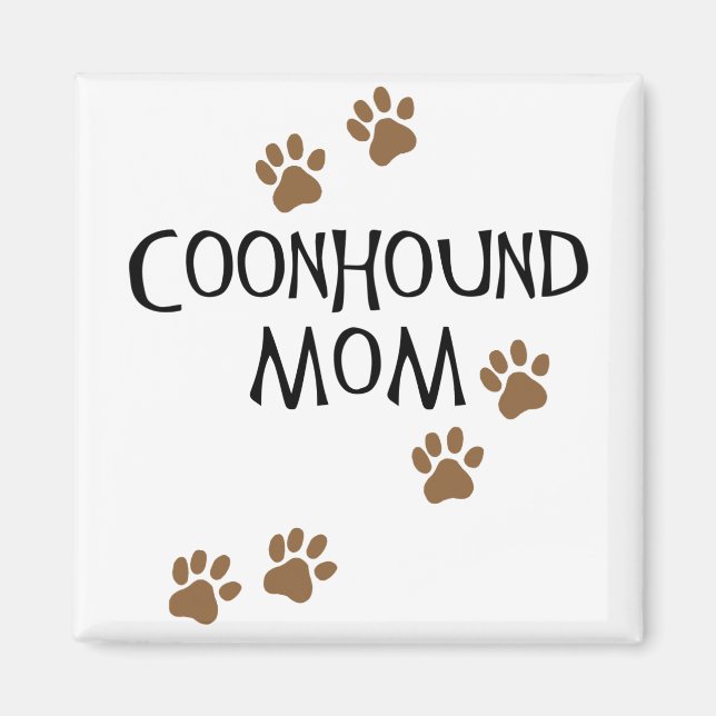 Coonhound Mamma Magnet (Framsidan)