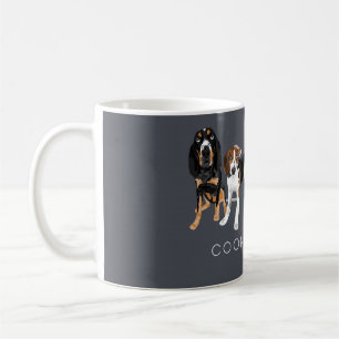 Coonhound Pappa Grått Kaffemugg