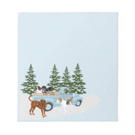 Coonhound Winter Anteckningsblock