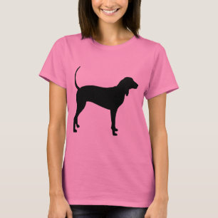 Coonhoundhund (svarten) t shirt