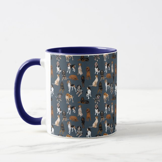 CoonhoundsBlue Mugg (Vänster)