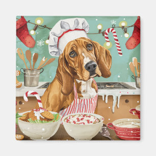 Coonhoundsemesterbakning: Festlig jul Magnet