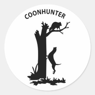 CoonHunter Runt Klistermärke
