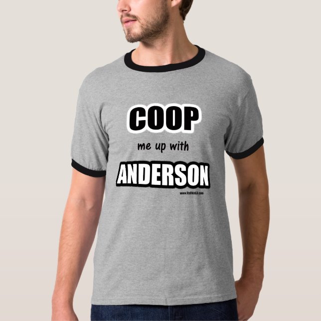 Coop upp mig med andersson t-shirt (Framsida)