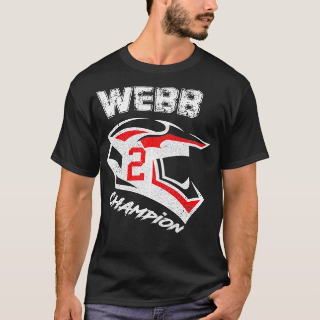 Cooper 2 Webb Supercross och Motocross CW2-gåvor T Shirt (Framsida)